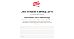 Desktop Screenshot of mainstreetdesign.net